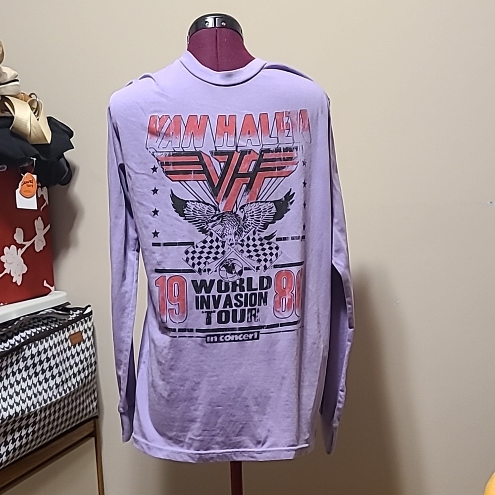 NWOT Van Halen Long Sleeved Concert Shirt